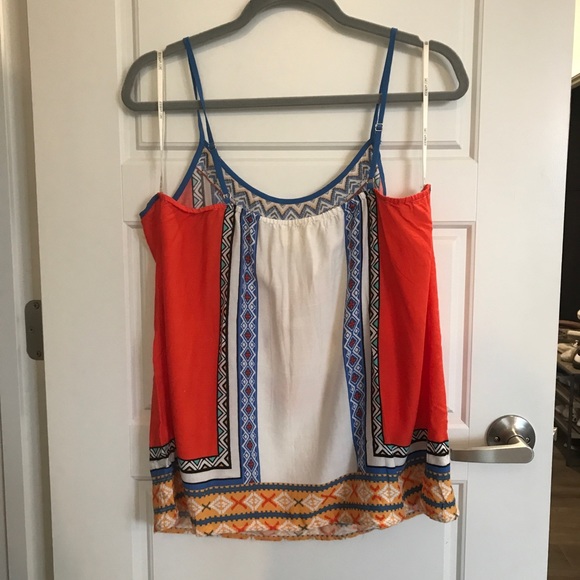 Patterned Adjustable Tank Top - Picture 3 of 5